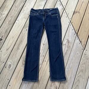 Silver Jeans Women's Mckenzie Slim Bootcut Jeans Dark Wash Size W30/L32